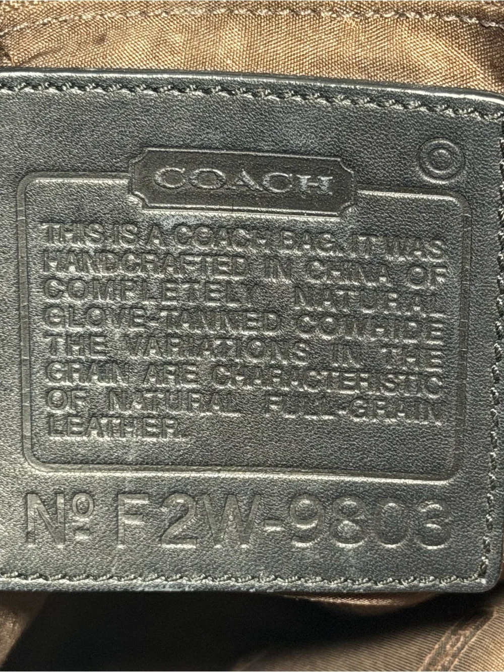 Coach Legacy Black Leather Bucket Bag Vintage